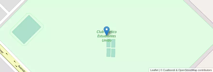 Mapa de ubicacion de Club Atletico Estudiantes Unido en 阿根廷, 布宜诺斯艾利斯省, Partido De Pehuajó, Pehuajó.