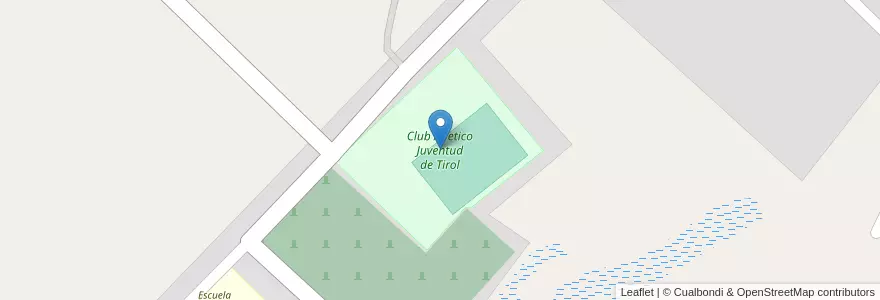 Mapa de ubicacion de Club Atletico Juventud de Tirol en Argentinien, Chaco, Departamento Libertad, Municipio De Puerto Tirol, Puerto Tirol.
