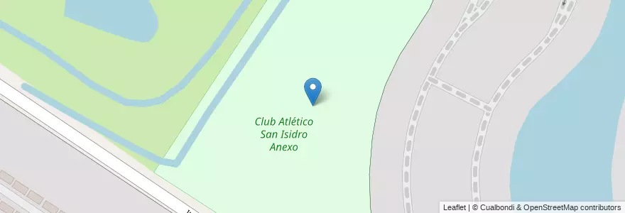 Mapa de ubicacion de Club Atlético San Isidro Anexo en Argentinien, Provinz Buenos Aires, Partido De Tigre, Dique Luján.