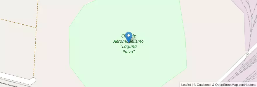 Mapa de ubicacion de Club de Aeromodelismo "Laguna Paiva" en Argentina, Santa Fe, Departamento La Capital, Municipio De Laguna Paiva.