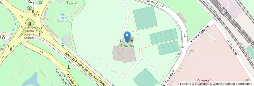 Mapa de ubicacion de Club de Amigos, Palermo en アルゼンチン, Ciudad Autónoma De Buenos Aires, ブエノスアイレス, Comuna 14.