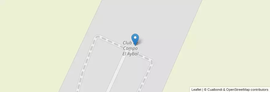 Mapa de ubicacion de Club de Campo El Aybal en Argentinië, Salta, Capital, Municipio De Salta.