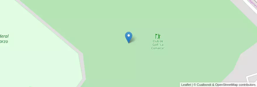 Mapa de ubicacion de Club de Golf "La Comarca" en 阿根廷, 布宜诺斯艾利斯省, Partido De Patagones, Carmen De Patagones.