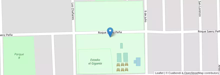Mapa de ubicacion de Club Deportivo Moto Kart Jovita en 阿根廷, Córdoba, Departamento General Roca, Pedanía Italó, Jovita.