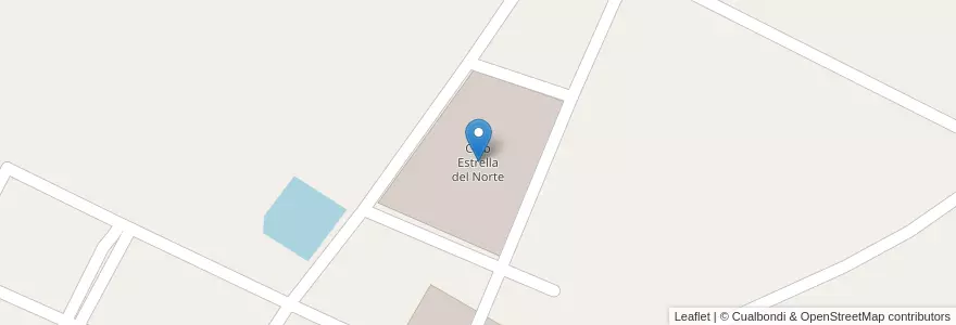 Mapa de ubicacion de Club Estrella del Norte en Arjantin, Santiago Del Estero, Departamento Copo.