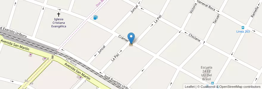 Mapa de ubicacion de Club Juventud de Bernal en Arjantin, Buenos Aires, Partido De Quilmes, Bernal.