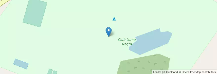 Mapa de ubicacion de Club Loma Negra en Argentinien, Provinz Buenos Aires, Partido De Benito Juárez.