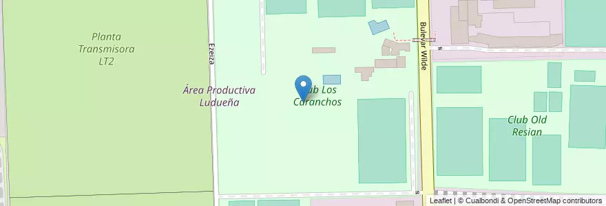 Mapa de ubicacion de Club Los Caranchos en Argentinien, Santa Fe, Departamento Rosario, Municipio De Rosario, Rosario.