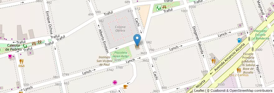 Mapa de ubicacion de Club Miriñaque, Nueva Pompeya en آرژانتین, Ciudad Autónoma De Buenos Aires, Comuna 4, Buenos Aires.