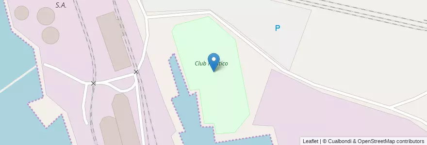 Mapa de ubicacion de Club Náutico en アルゼンチン, ブエノスアイレス州, Partido De Bahía Blanca, Ingeniero White.