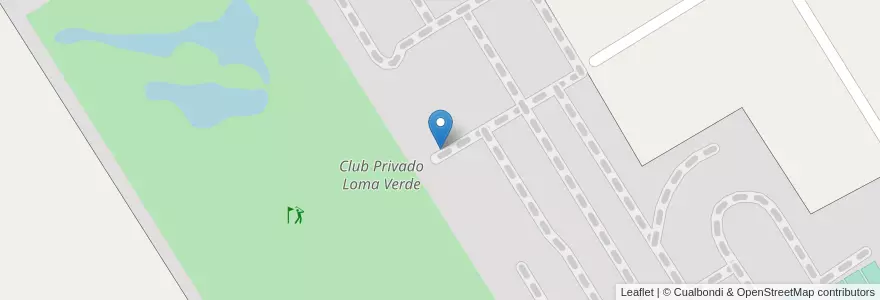 Mapa de ubicacion de Club Privado Loma Verde en Аргентина, Буэнос-Айрес, Partido De Escobar, Loma Verde.