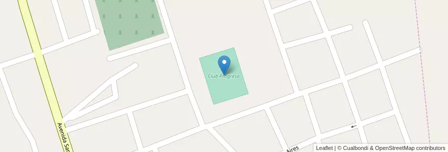 Mapa de ubicacion de Club Progreso en Arjantin, Catamarca, Departamento Tinogasta, Municipio De Tinogasta, Tinogasta.