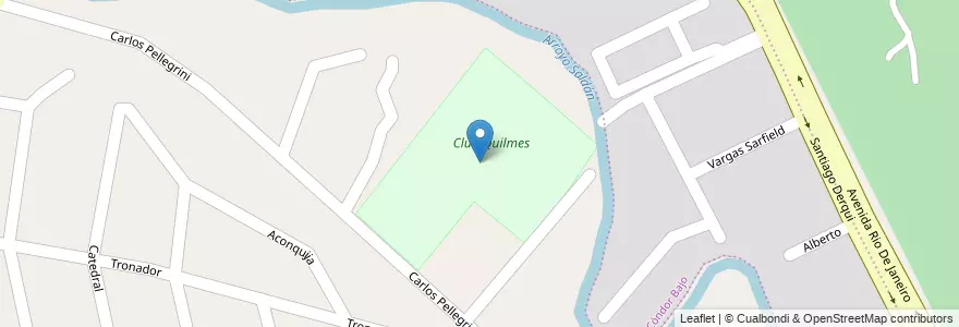 Mapa de ubicacion de Club Quilmes en Argentina, Córdova, Departamento Colón, Municipio De Villa Allende, Pedanía Calera Norte, Villa Allende.