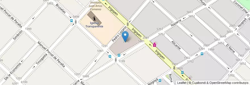 Mapa de ubicacion de Club Social y Deportivo Jorge Newbery, Villa Real en 아르헨티나, Ciudad Autónoma De Buenos Aires, 부에노스아이레스, Comuna 10.