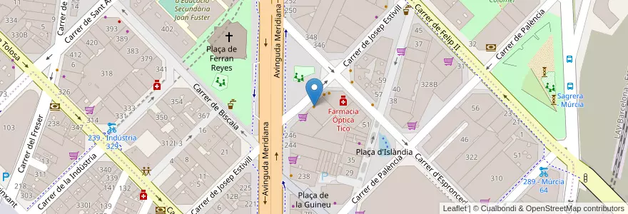 Mapa de ubicacion de Club Swinger Charlie Privée en 西班牙, Catalunya, Barcelona, Barcelonès, Barcelona.