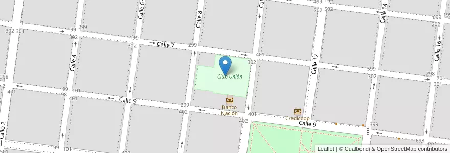 Mapa de ubicacion de Club Unión en Argentinië, Santa Fe, Departamento General Obligado, Municipio De Avellaneda.