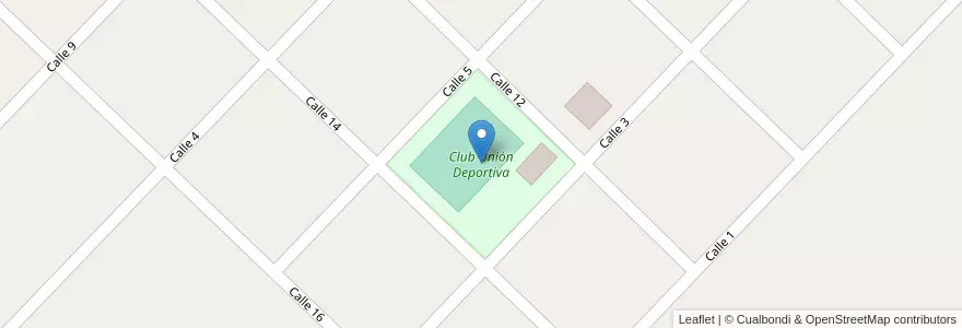 Mapa de ubicacion de Club Unión Deportiva en Argentina, Buenos Aires, Partido De Chacabuco.