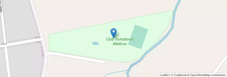Mapa de ubicacion de Club Visitadores Médicos en آرژانتین, Misiones, Departamento Capital, Municipio De Garupá.
