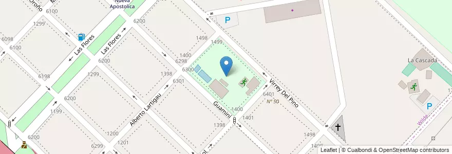 Mapa de ubicacion de Club wilcoop en Arjantin, Buenos Aires, Partido De Avellaneda, Wilde.