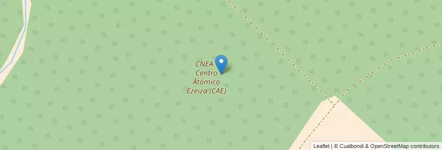 Mapa de ubicacion de CNEA - Centro Atómico Ezeiza (CAE) en Argentinien, Provinz Buenos Aires, Partido De Ezeiza, Aeropuerto Internacional Ezeiza.