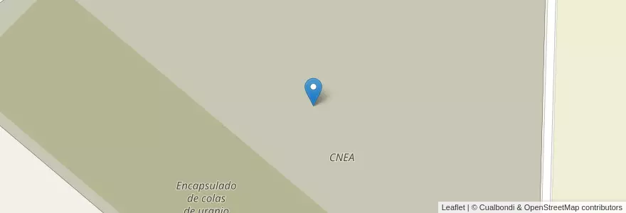 Mapa de ubicacion de CNEA en Argentinië, Chili, Mendoza, Departamento Malargüe, Distrito Ciudad De Malargüe.