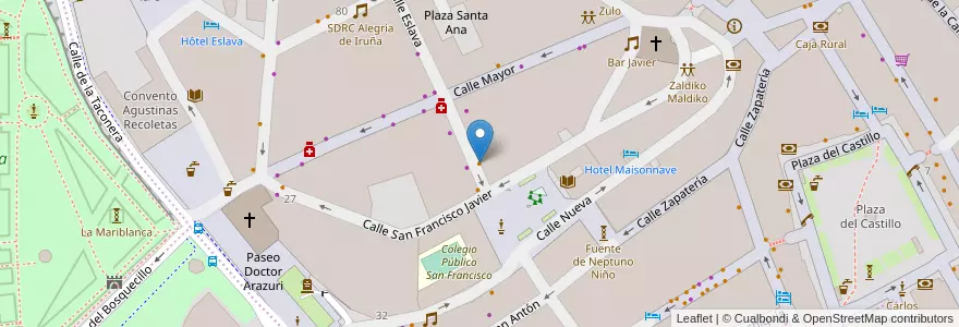 Mapa de ubicacion de Coachella Coffee Shop en İspanya, Navarra - Nafarroa, Navarra - Nafarroa, Pamplona/Iruña.