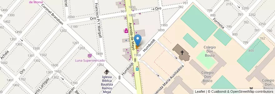 Mapa de ubicacion de Cocina Artesanal en Arjantin, Buenos Aires, Partido De La Matanza, Ramos Mejía.