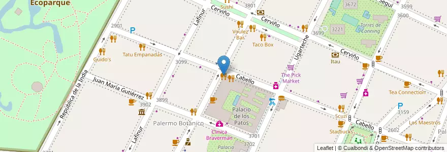 Mapa de ubicacion de Coco Café, Palermo en Arjantin, Ciudad Autónoma De Buenos Aires, Buenos Aires, Comuna 14.