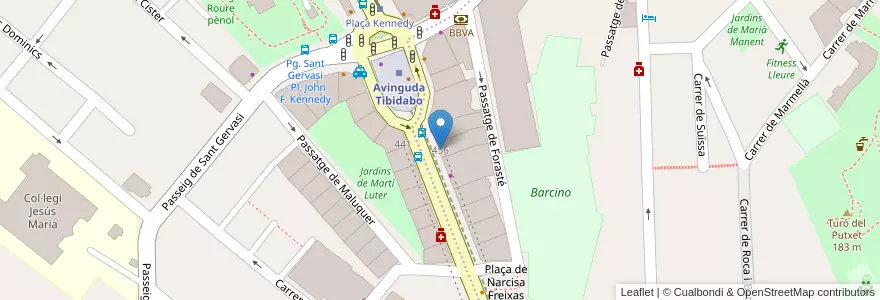 Mapa de ubicacion de CodeLearn en اسپانیا, Catalunya, Barcelona, Barcelonès, Barcelona.