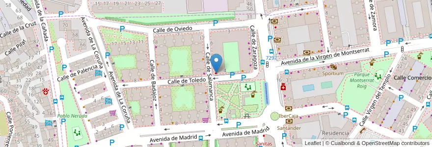 Mapa de ubicacion de Codenta en إسبانيا, منطقة مدريد, منطقة مدريد, Área Metropolitana De Madrid Y Corredor Del Henares, San Fernando De Henares, Coslada.