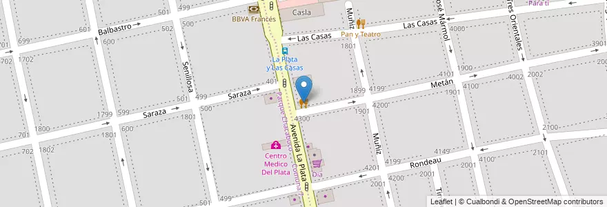 Mapa de ubicacion de Codigos Resto Bar, Boedo en Arjantin, Ciudad Autónoma De Buenos Aires, Comuna 5, Buenos Aires.