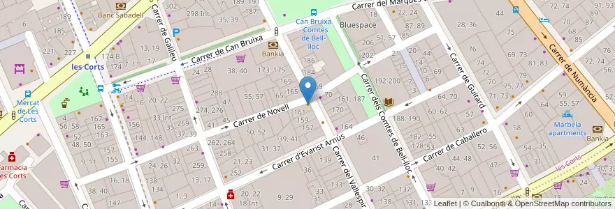 Mapa de ubicacion de Coffe Caribean Center en Испания, Каталония, Барселона, Барселонес, Барселона.