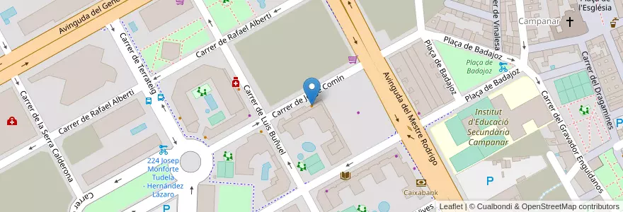 Mapa de ubicacion de Coffe house en スペイン, バレンシア州, València / Valencia, Comarca De València, València.