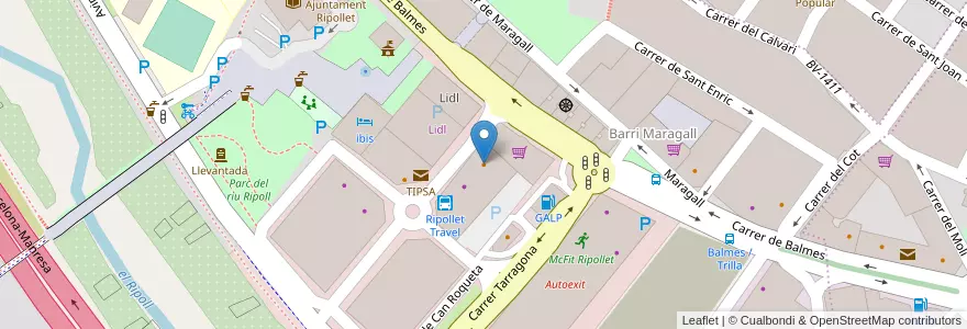 Mapa de ubicacion de Cohi Bar en Spagna, Catalunya, Barcelona, Vallès Occidental.