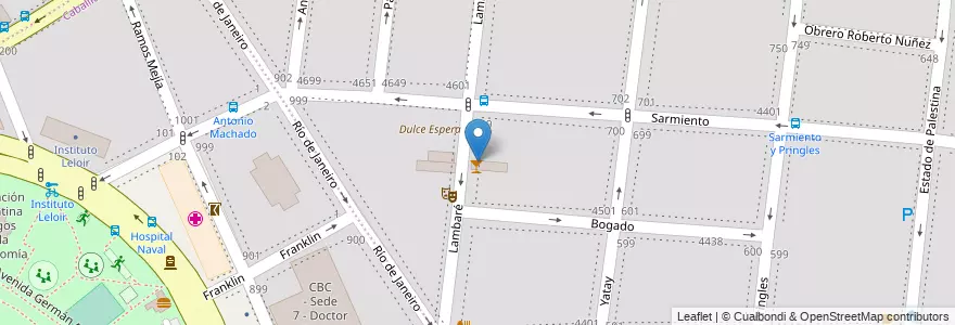 Mapa de ubicacion de Colectivo La Tribu. FM 88.7, Almagro en آرژانتین, Ciudad Autónoma De Buenos Aires, Comuna 5, Buenos Aires.