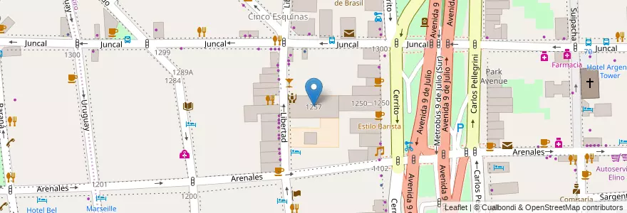 Mapa de ubicacion de Colegio 02 Domingo Faustino Sarmiento, Retiro en アルゼンチン, Ciudad Autónoma De Buenos Aires, Comuna 1, ブエノスアイレス.