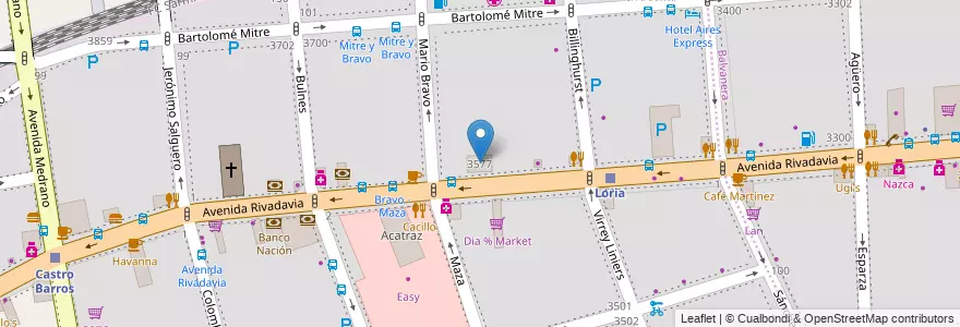 Mapa de ubicacion de Colegio 03 Mariano Moreno, Almagro en Argentine, Ciudad Autónoma De Buenos Aires, Comuna 5, Buenos Aires.
