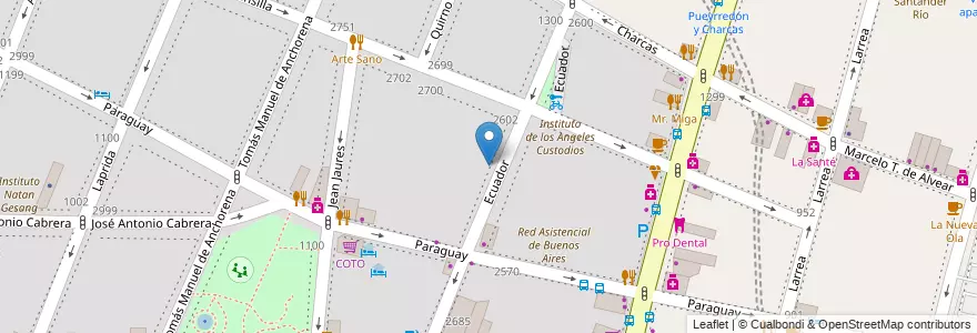Mapa de ubicacion de Colegio 15 Revolución de Mayo, Recoleta en Argentina, Autonomous City Of Buenos Aires, Comuna 2, Autonomous City Of Buenos Aires.