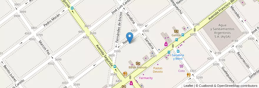 Mapa de ubicacion de Colegio 19 Luis Pasteur, Villa Devoto en 阿根廷, Ciudad Autónoma De Buenos Aires, 布宜诺斯艾利斯, Comuna 11.
