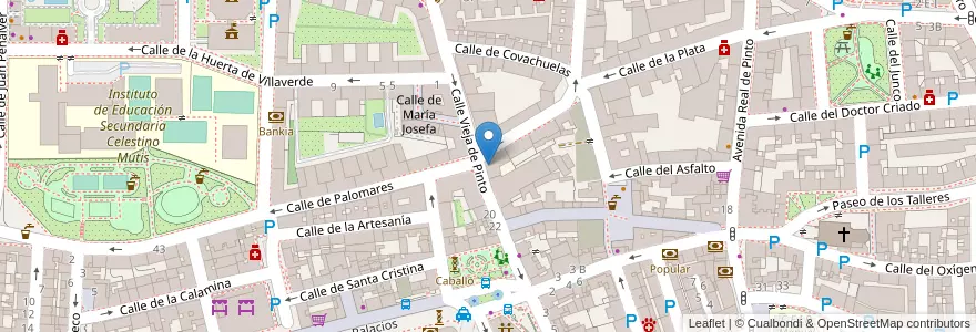 Mapa de ubicacion de Colegio Addis en Spanien, Autonome Gemeinschaft Madrid, Autonome Gemeinschaft Madrid, Área Metropolitana De Madrid Y Corredor Del Henares, Madrid.
