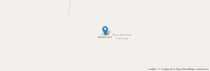 Mapa de ubicacion de Colegio Agropecuario en Argentina, Buenos Aires, Partido De Pellegrini.