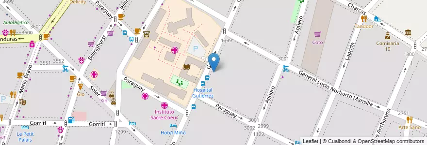 Mapa de ubicacion de Colegio Aletheia, Recoleta en آرژانتین, Ciudad Autónoma De Buenos Aires, Comuna 2, Buenos Aires.