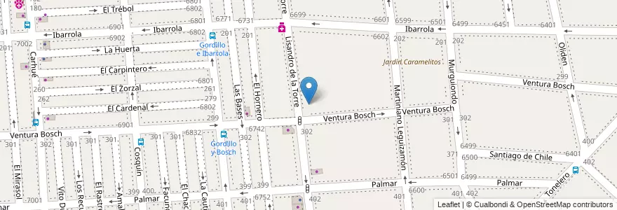 Mapa de ubicacion de Colegio Argentino Baldomero Fernández Moreno, Liniers en Argentinië, Ciudad Autónoma De Buenos Aires, Comuna 9, Buenos Aires.