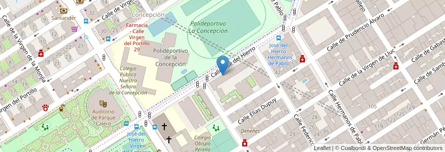 Mapa de ubicacion de Colegio Begoña en Испания, Мадрид, Мадрид, Área Metropolitana De Madrid Y Corredor Del Henares, Мадрид.