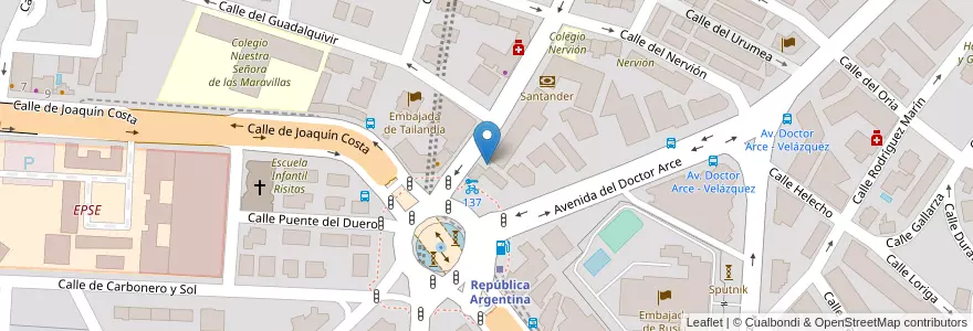 Mapa de ubicacion de Colegio Británico Maxwell School en Spain, Community Of Madrid, Community Of Madrid, Área Metropolitana De Madrid Y Corredor Del Henares, Madrid.
