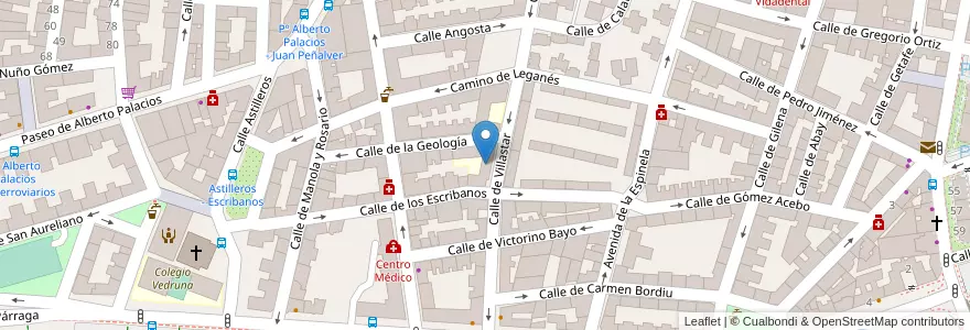 Mapa de ubicacion de Colegio Comunidad Infantil de Villaverde en Испания, Мадрид, Мадрид, Área Metropolitana De Madrid Y Corredor Del Henares, Мадрид.