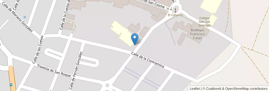 Mapa de ubicacion de Colegio concertado Villa de Navalcarnero en Испания, Мадрид, Мадрид, Comarca Sur, Navalcarnero.