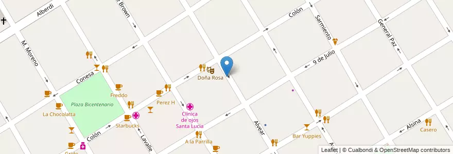 Mapa de ubicacion de Colegio de Abogados en アルゼンチン, ブエノスアイレス州, Partido De Quilmes, Quilmes.