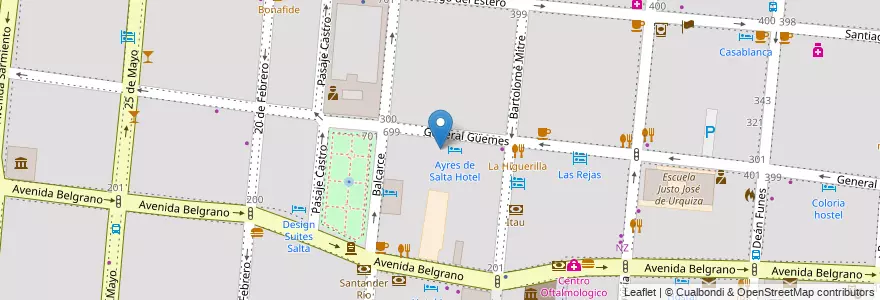 Mapa de ubicacion de Colegio de Jesús en Аргентина, Сальта, Capital, Municipio De Salta, Salta.