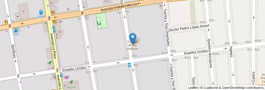 Mapa de ubicacion de Colegio de Las Victorias, Boedo en الأرجنتين, Ciudad Autónoma De Buenos Aires, Comuna 5, Buenos Aires.